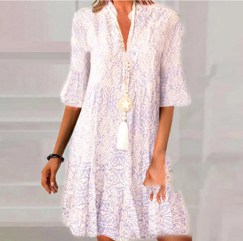 Damen Druckkleid EB
