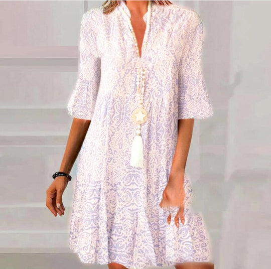 Damen Druckkleid EB