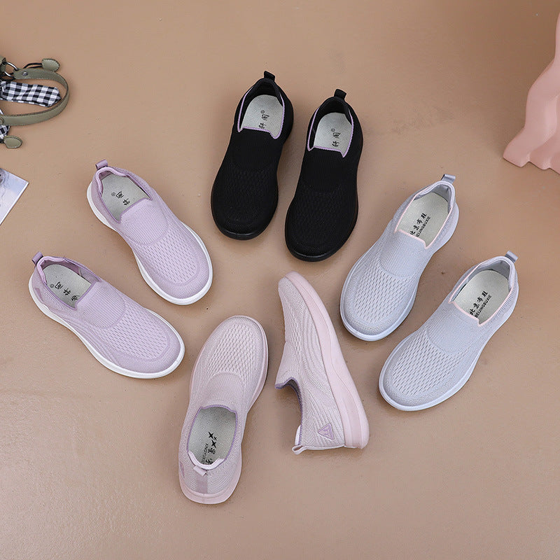 Damen Bequeme und atmungsaktive Slip-On Sneakers EB