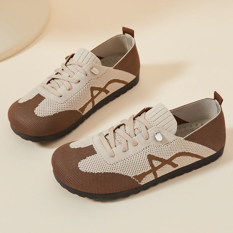 Damen Leichte Sneaker mit atmungsaktivem Mesh-Obermaterial und flexiblem Sohlenkonzept EB