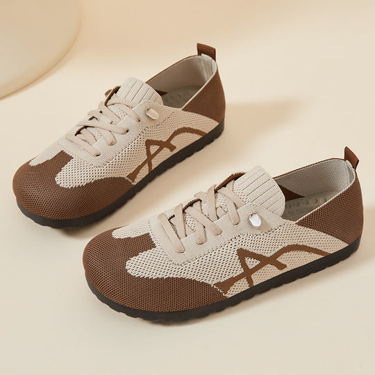 Damen Leichte Sneaker mit atmungsaktivem Mesh-Obermaterial und flexiblem Sohlenkonzept EB