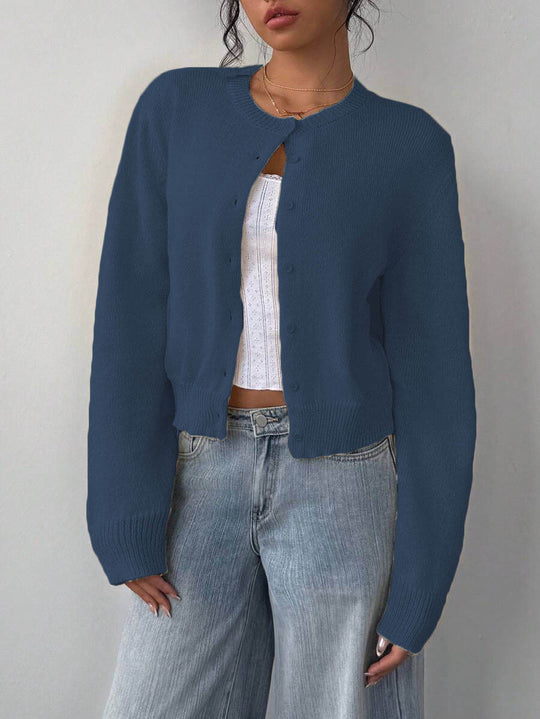 Damen Strickjacke im Oversized-Stil EB