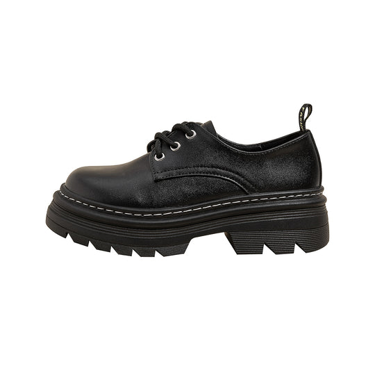 Damen Schnürschuhe mit robustem Plateau und stylishem Design EB