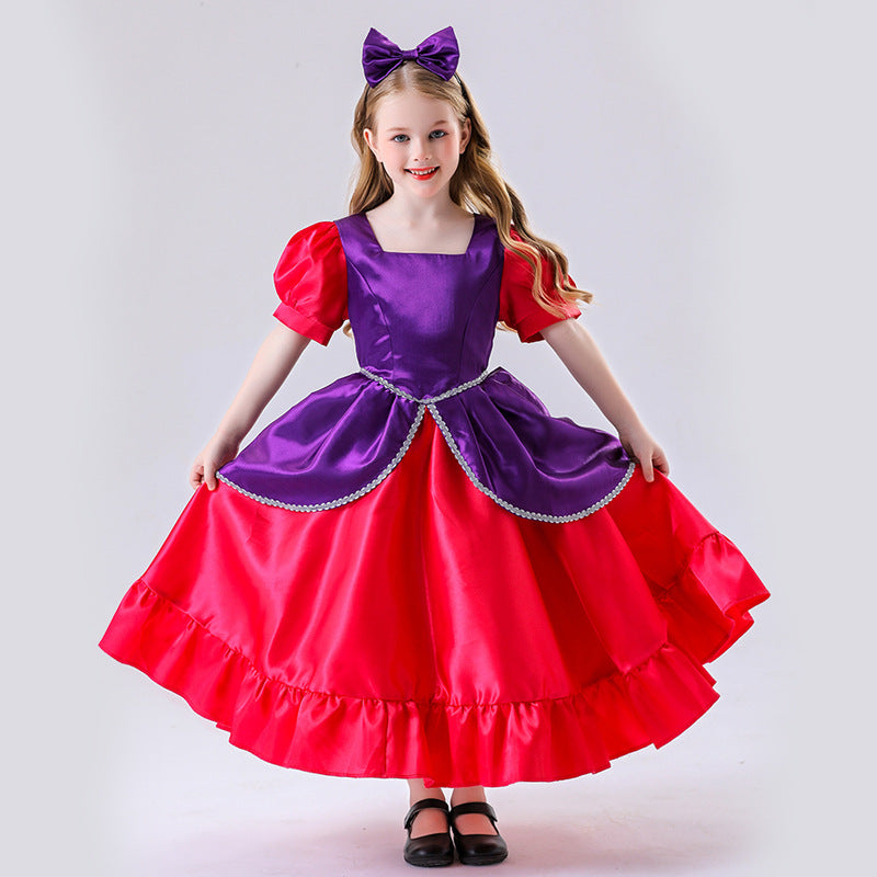 Mädchen Prinzessinnenkleid mit Rüschen EB