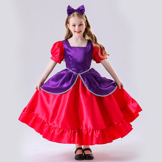 Mädchen Prinzessinnenkleid mit Rüschen EB