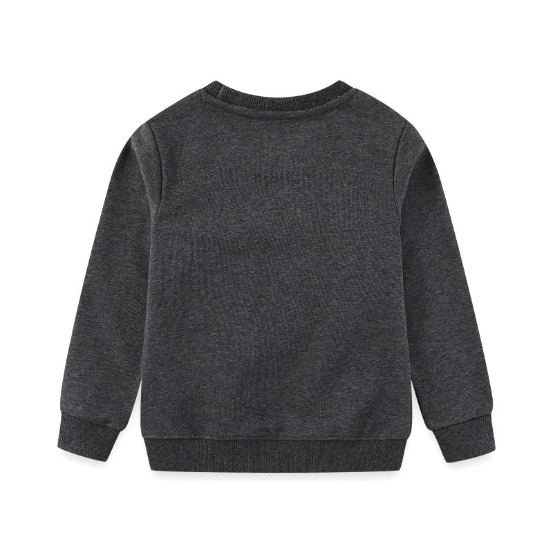 Kinder Sweatshirt mit kreativem Raketen- und Tierdesign EB