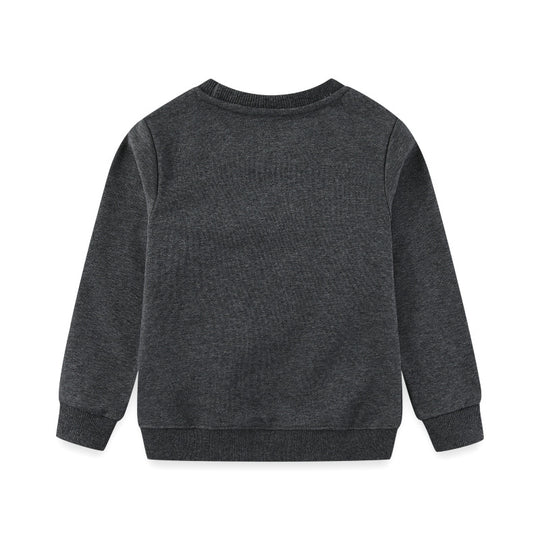 Kinder Sweatshirt mit kreativem Raketen- und Tierdesign EB
