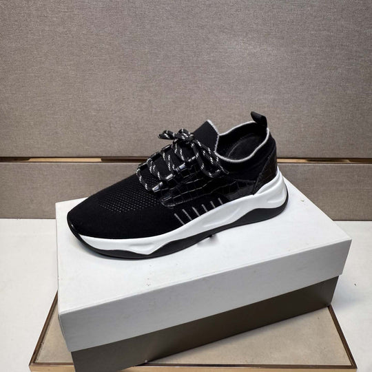 Damen Sportliche Sneakers mit atmungsaktiver Strickoberfläche und flexiblem Profil EB