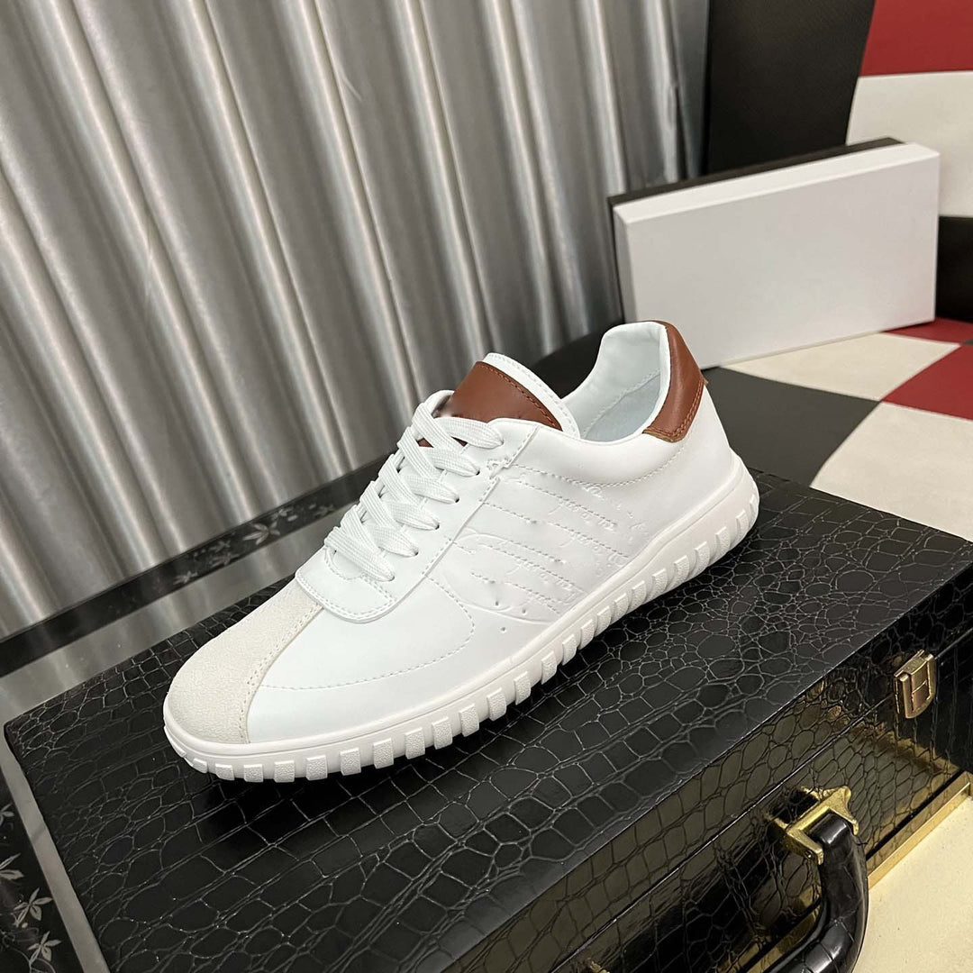 Damen Sportliche Sneaker mit stylischen Lederakzenten EB
