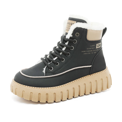 Damen Warmgefütterte Chunky Winterstiefel EB