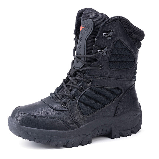 Herren robuste wasserabweisende Winterstiefel mit rutschfester Sohle EB