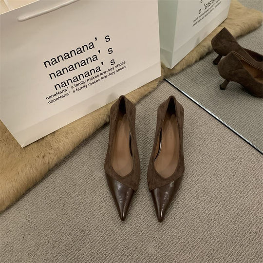 Damen elegante spitze Pumps EB