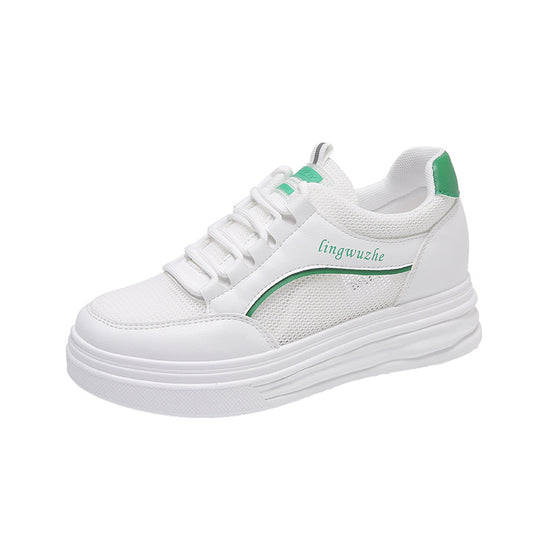 Damen Lifestyle Sneakers mit atmungsaktiver Mesh-Oberfläche und bequemer Dämpfung EB