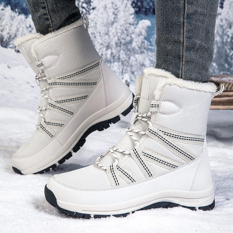 Damen Isolierte Winterstiefel mit rutschfester Sohle und atmungsaktivem Obermaterial EB
