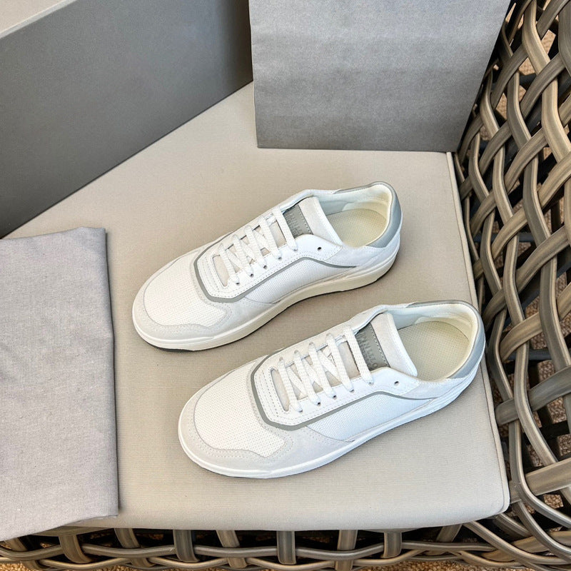Damen Sportliche Sneaker mit atmungsaktiver Oberflächenstruktur und gepolsterter Innensohle EB