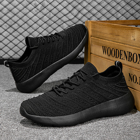 Damen Sportliche Stricksneaker mit rutschfestem Sohlenprofil EB