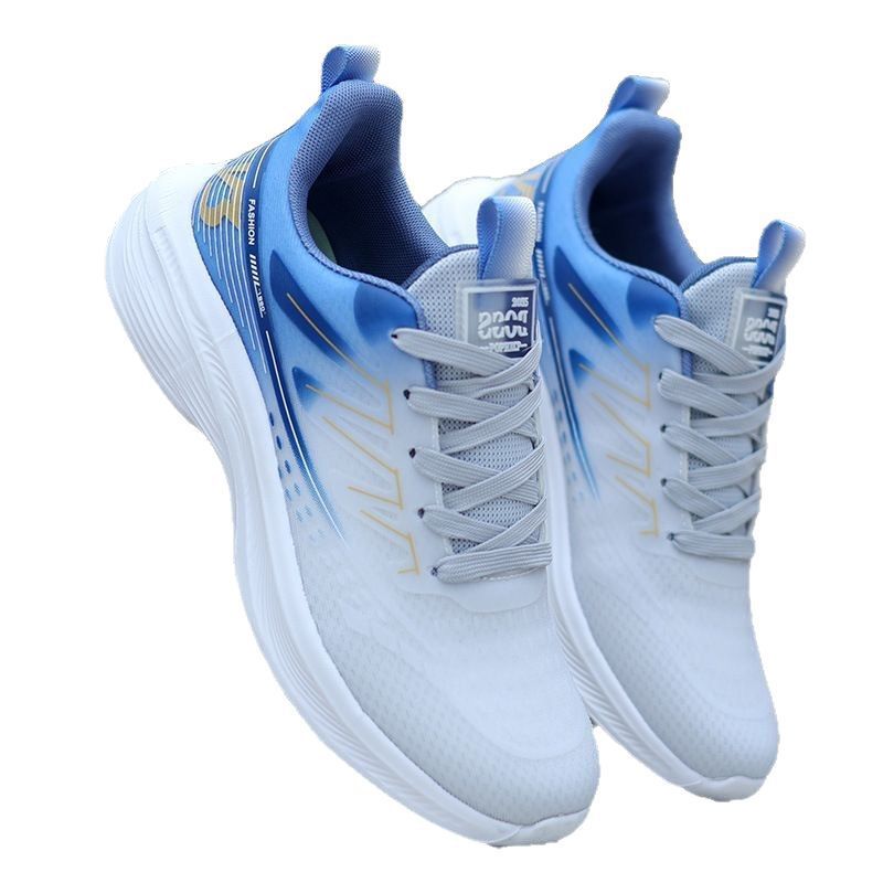 Damen Sportliche Sneakers mit rutschfester Sohle und atmungsaktiver Struktur EB