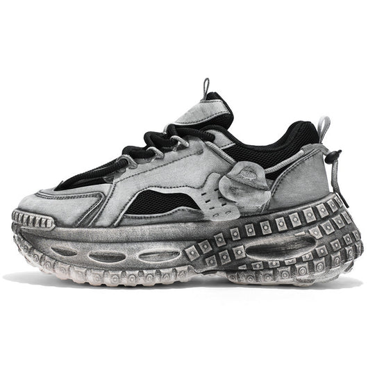 Damen Sportliche Sneakers mit innovativem Sohlenprofil und atmungsaktiver Mesh-Konstruktion EB