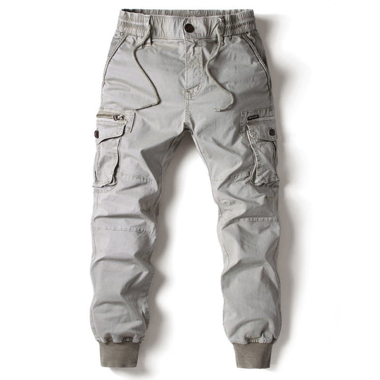 Herren Cargo-Jogginghose mit verstellbarem Bund und praktischen Taschen EB