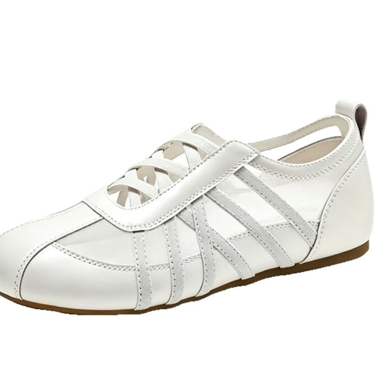 Damen Slip-On Ballerinas mit flexiblem Riemchendesign EB