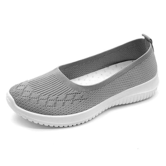 Damen Bequeme und atmungsaktive Slipper mit elastischem Bündchen EB