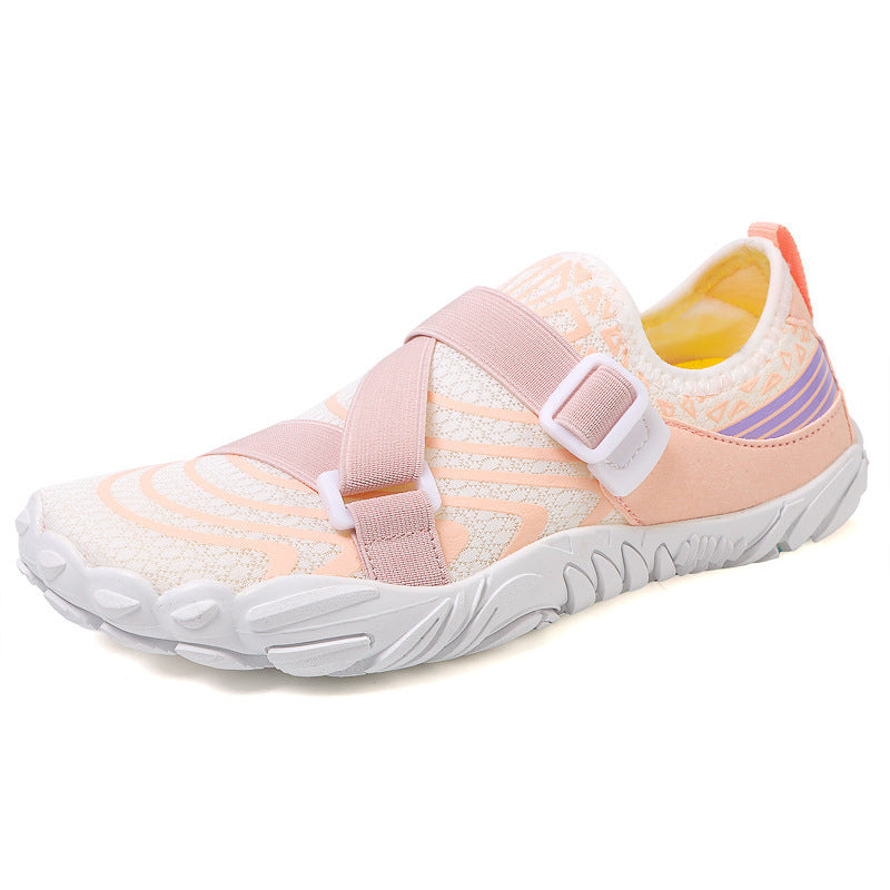 Damen Schwimmschuhe mit verstellbarem Klettverschluss und rutschfester Sohle EB