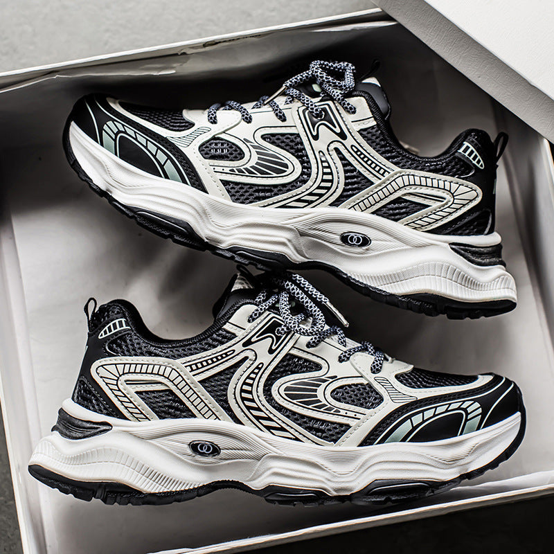 Damen Sportliche Leichtrittsneakers mit atmungsaktiver Mesh-Oberfläche und ergonomischem Design EB
