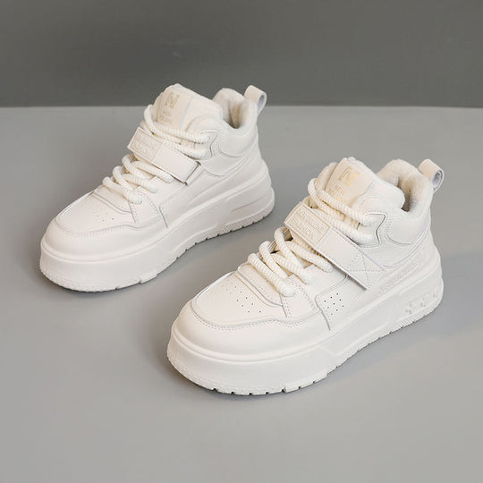 Damen High-Top Sneakers mit gefüttertem Innenbereich und Klettverschluss EB