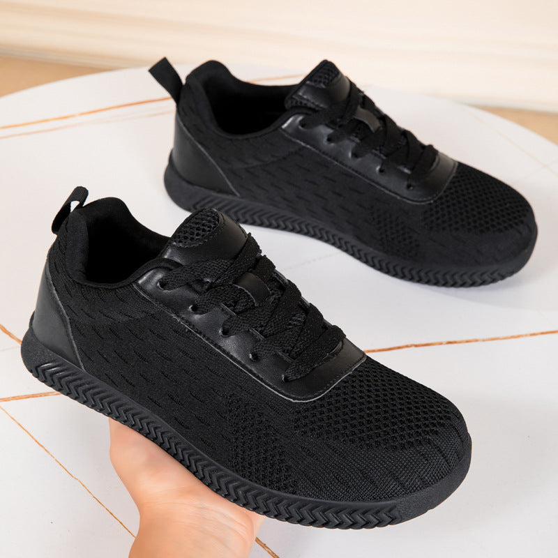 Damen Sportliche Sneakers mit atmungsaktiver Oberflächenstruktur und komfortabler Dämpfung EB