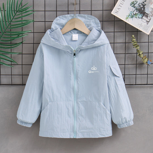 Unisex nan ultraleichte Kapuzenjacke mit Reißverschluss wasserabweisend und atmungsaktiv R&B