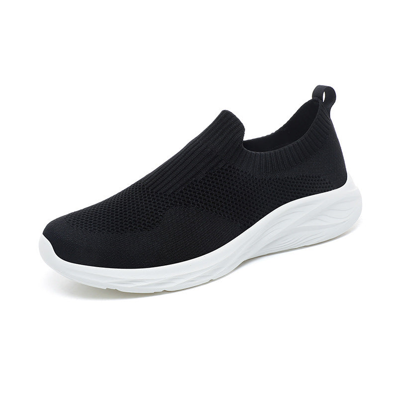 Damen Sportliche Slip-On Sneakers mit atmungsaktivem Design EB