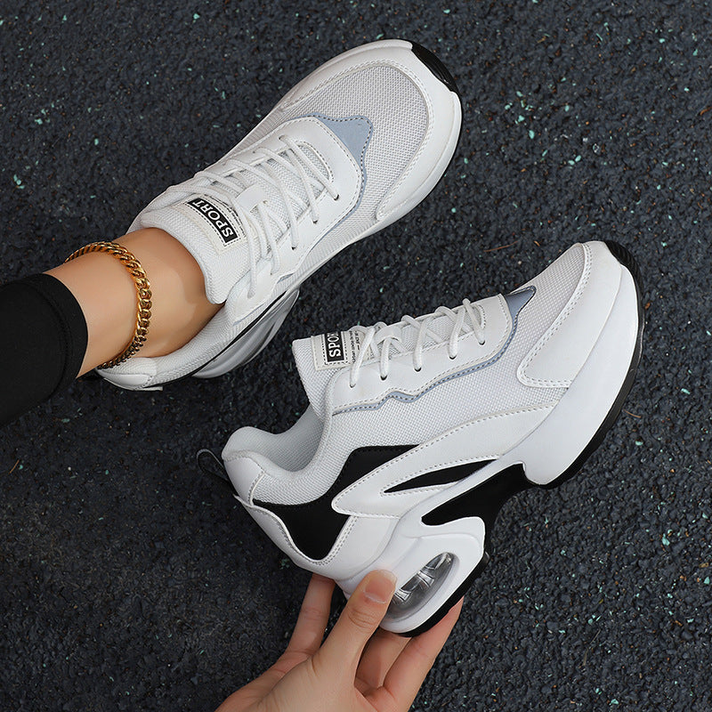 Damen Sportliche Sneakers mit dämpfender Air-Cushion Sohle EB
