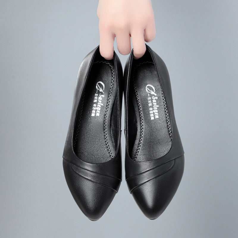 Damen Elegante Pumps mit schickem Rüschendetail und bequemem Blockabsatz EB