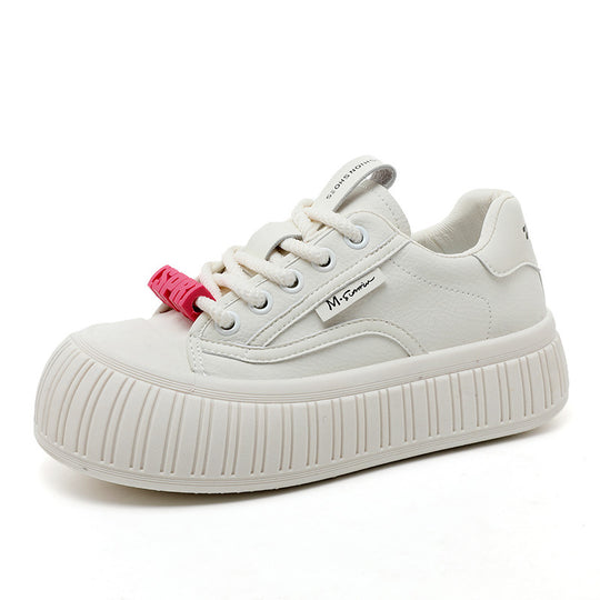 Damen Plateau-Sneaker mit trendiger Gummisohle und bequemer Dämpfung EB