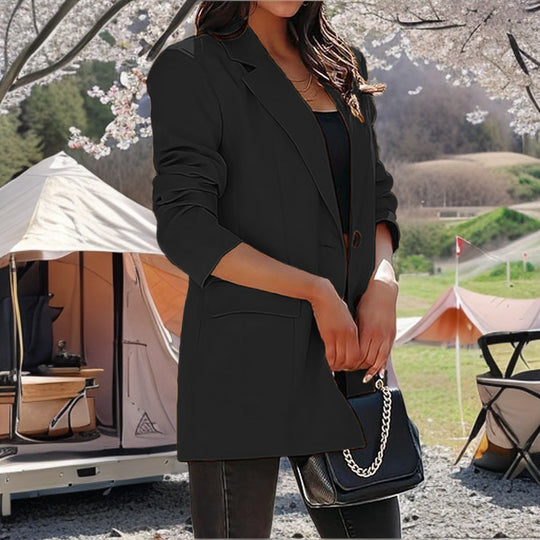 Damen modischer Langarm-Blazer EB
