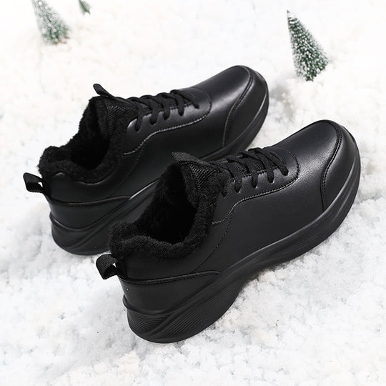Damen modische Freizeitschuhe mit wärmendem Innenfutter und rutschfester Sohle EB