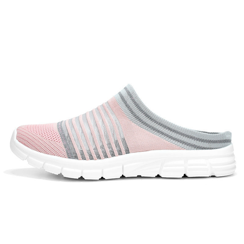 Damen Freizeit-Sneaker mit flexiblem Strick-Obermaterial und rutschfester Sohle EB
