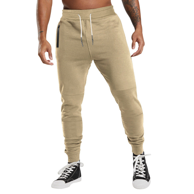 Herren Performance‑Tapered Joggerhose mit Reißverschluss‑Eingrifftaschen, elastischem Bund & gerippten Knöchelbündchen EB