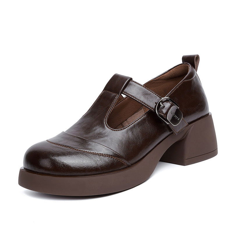 Damen Halbschuhe mit modischem Riemchen und atmungsaktiver Lochoptik EB