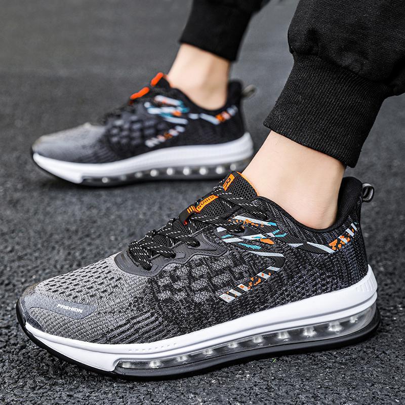 Damen Atmungsaktive Sport Sneakers mit stoßdämpfender Sohle EB