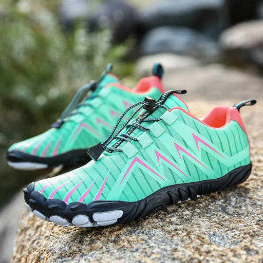 Damen nan elastischer Aquasport-Schuh mit Schnellzugverschluss, rutschfester Gummisohle und flexiblem Zehenschutz EB