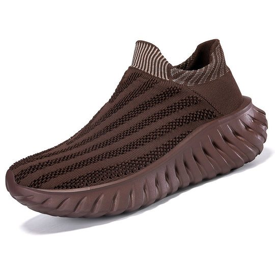 Damen Atmungsaktive Slip-On Sneakers mit Komfortdämpfung EB
