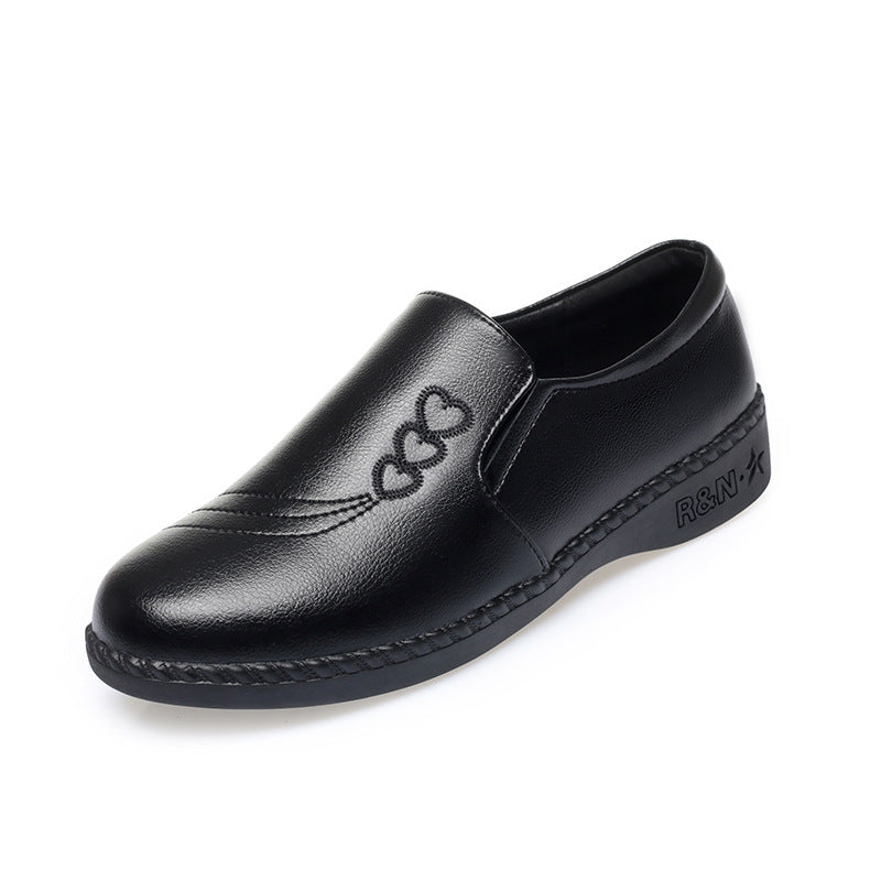 Damen Mokassins mit elastischem Einstieg und modischem Herzdesign EB