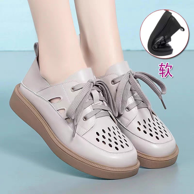 Damen Sportliche Sneaker mit atmungsaktivem Obermaterial und modischen Cut-Outs EB