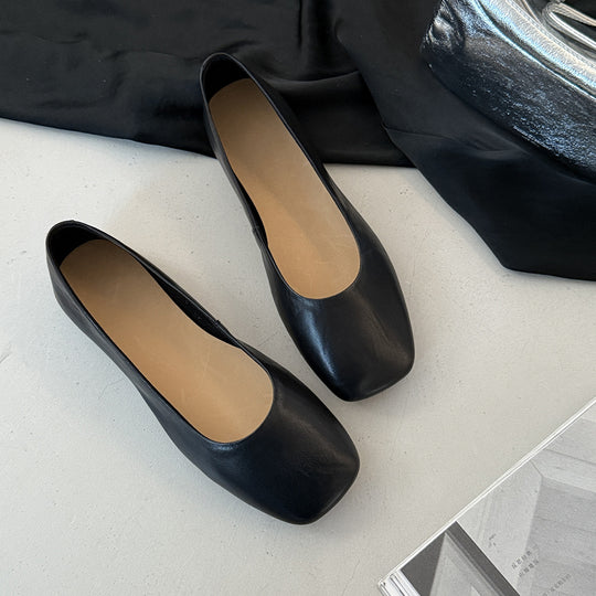Damen Ballerinas aus hochwertigem Metallic-Leder mit komfortabler Innensohle EB