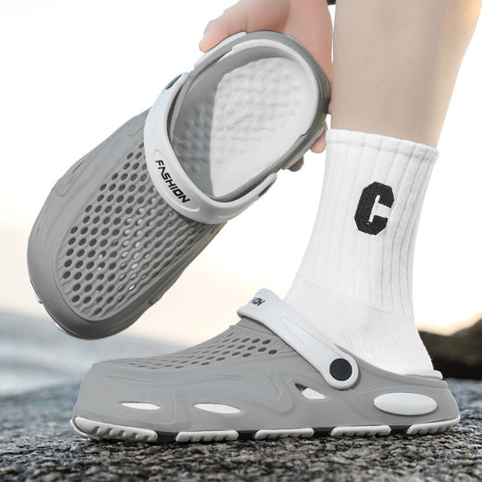Herren Atmungsaktive Clogs mit verstellbarem Riemen EB
