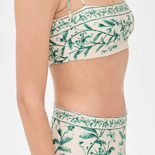 Damen Bikini-Set mit floralem Design und verstellbaren Trägern EB
