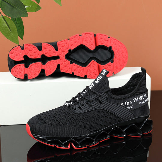 Damen Sportliche Dämpfungs-Sneaker mit atmungsaktivem Obermaterial EB
