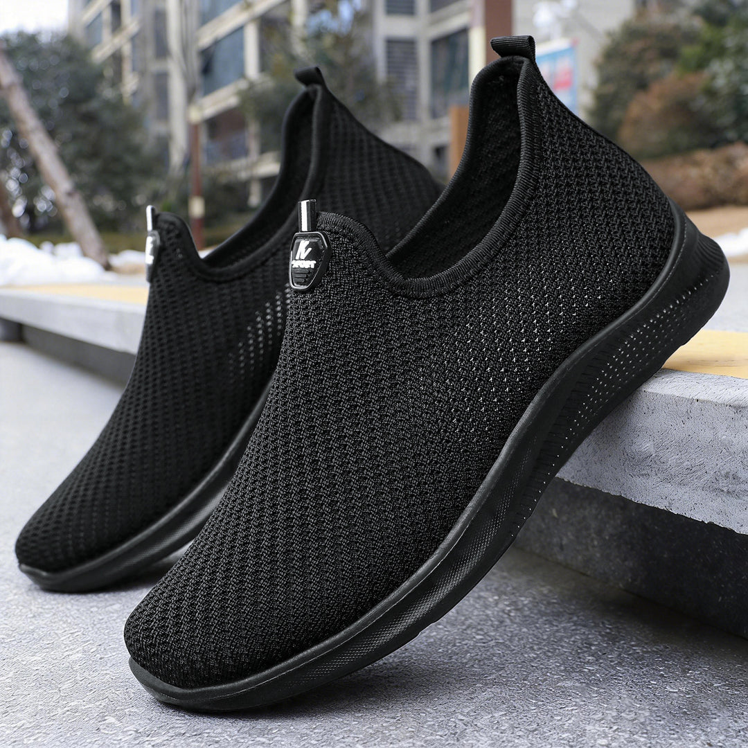 Damen Atmungsaktive Slip-On Sneakers mit flexiblem Design EB