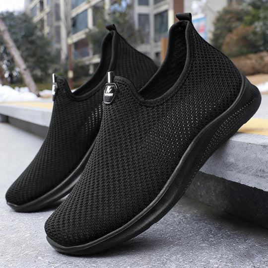 Damen Atmungsaktive Slip-On Sneakers mit flexiblem Design EB